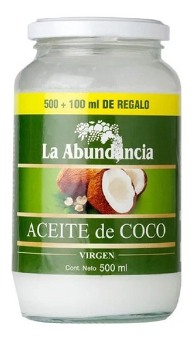 Aceite De Coco Virgen 600  Ml