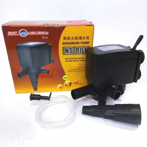 Bomba Submersa 1200 L/h Ns-801 Minjiang 220v