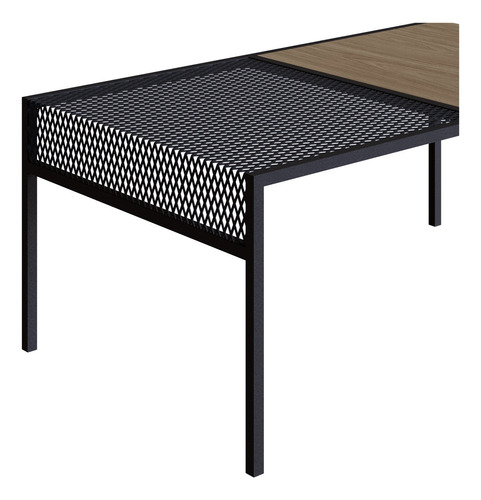 Mesa De Centro Everman Negro Këssa Muebles