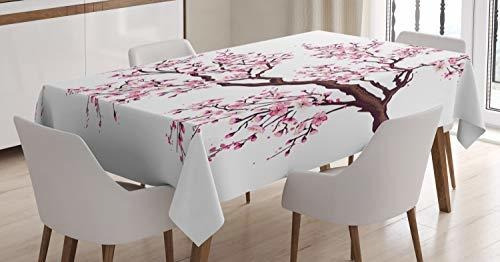 Mantel Sakura En Flor, 60  X 90 , Rosa Marrón