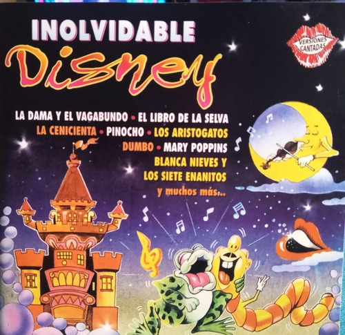 Cd Inolvidable Disney  16 Éxitos Del Cine Infantil  