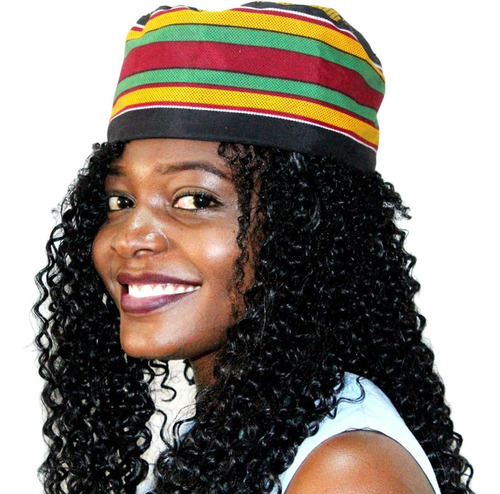 Omaqa Moda De Inspiración Africana Kente Kufi Kofi Sombrero 