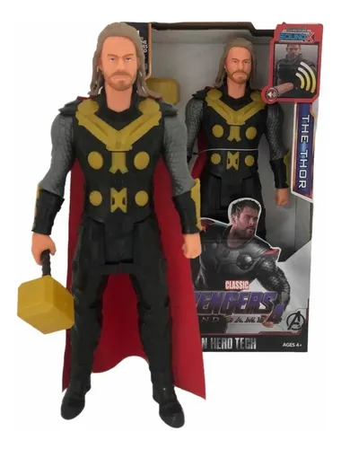 Mu eco Thor 30 Cm Avengers Con Luz Y Sonidos Premiun Cuotas sin