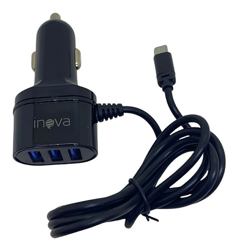 Cargador Auto Rapido 5.1 A Micro Usb + 3 Puertos Usb