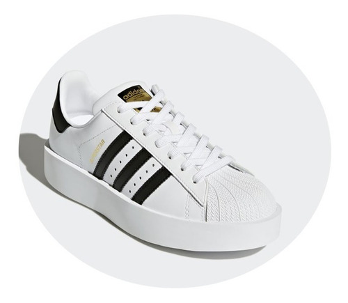 Zapatillas adidas Superstar Bold W Plataforma Ba7666 Nueva!! | Mercado Libre