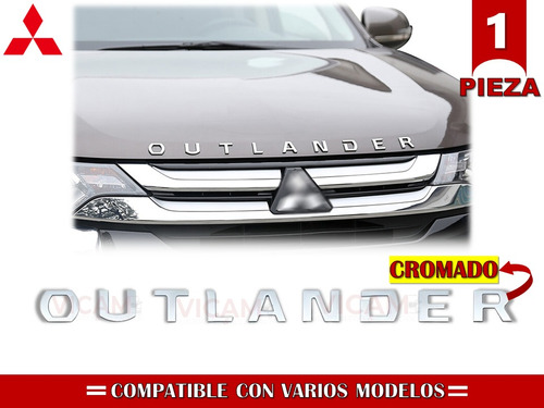 Emblema Para Cofre Outlander Varios Modelos Cromado