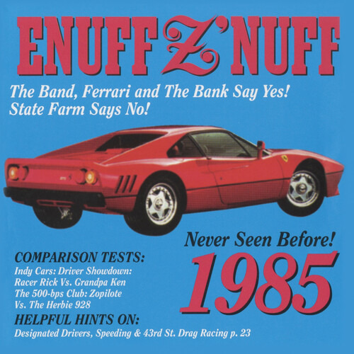 Enuff Z'nuff 1985 (starburst Azul Y Rojo) Lp