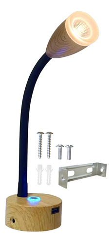 Luz De Lectura Led Rvs, Luz De Cuello De Cisne Negro