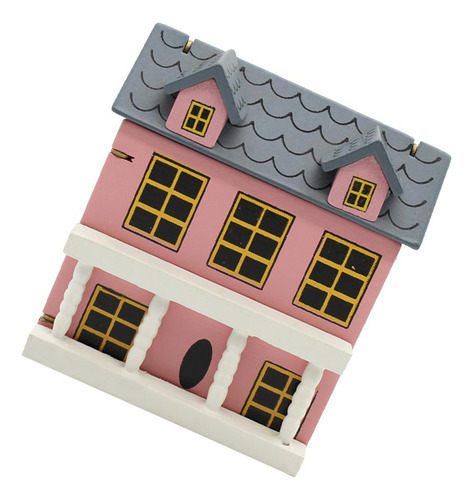 2 X 1/12 Dollhouse Miniatures Villla House Model Toy