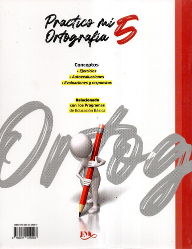 Practico Mi Ortografía 5, De  Patricia Velasco., Vol. 1. Editorial Emu, Tapa Blanda, Edición 1a En Español, 2020