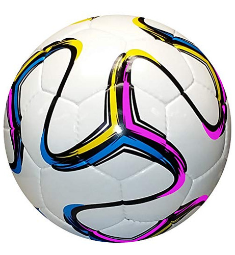 American Challenge Rio Soccer Ball (white-gold-raspberry-aqu