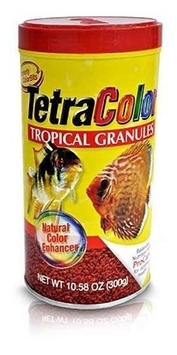 Alimento Tetra Color 300g Para Peces Tropicales Discus Escalares Ciclidos