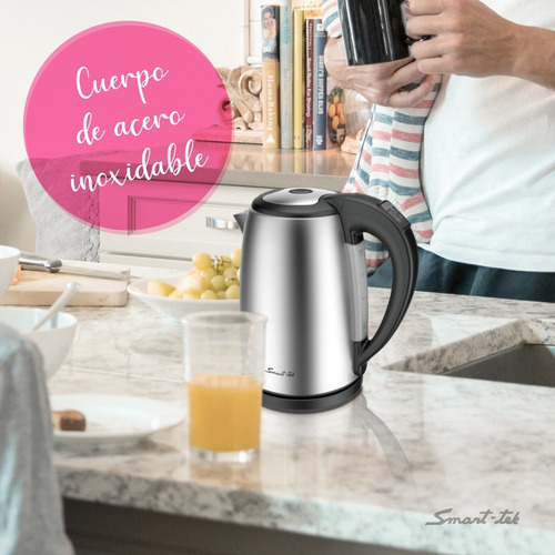 Pava Electrica Smart Tek Sd2035 Acero 1,7 Litros - Mate