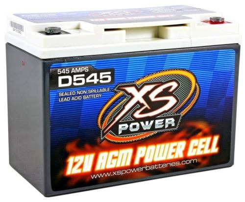 Xs Power D545 800 Amp Agm Celular Coche Audio Batería +