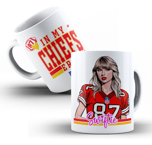 Taza Taylor Swift Chiefs Kansas Swiftie Nfl Super Bowl