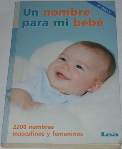 Un Nombre Para Mi Bebé Librosretail B46