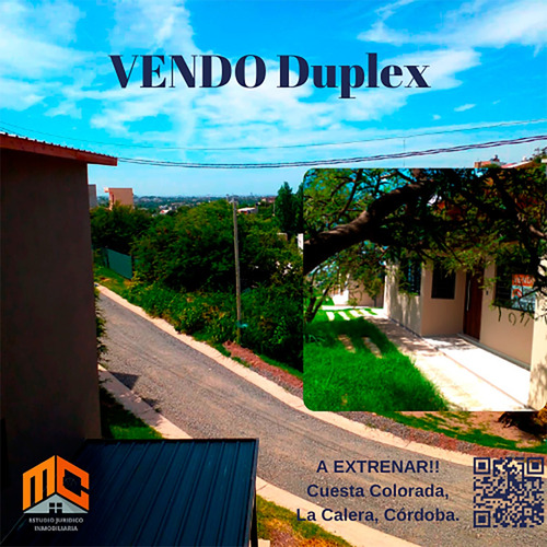 Vendo Duplex Cuesta Colorada, La Calera Córdoba.