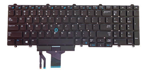 Teclado Para Precision 7510 7520 7710 7720 Reemplaza Fácil