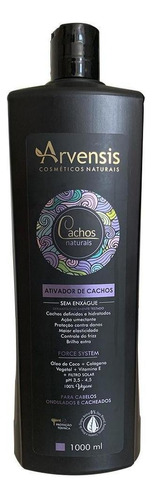 Arvensis Creme Ativador Cachos Ondulados E Cacheados 1000ml