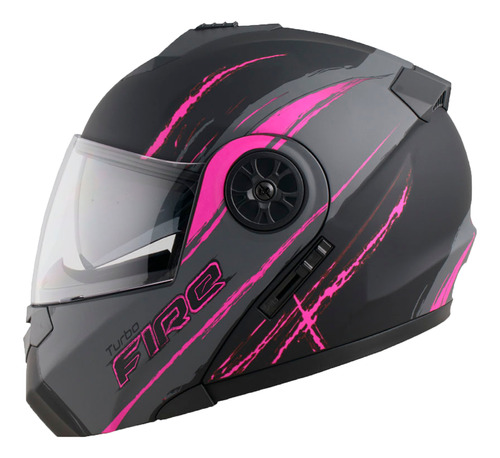 Casco Modular Edge Turbo Fire Ii Doble Visorr