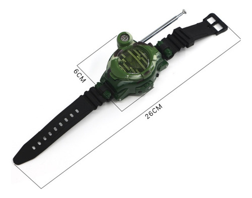 Reloj De Camuflaje Para Niños Walkie Talkie 7 En 1