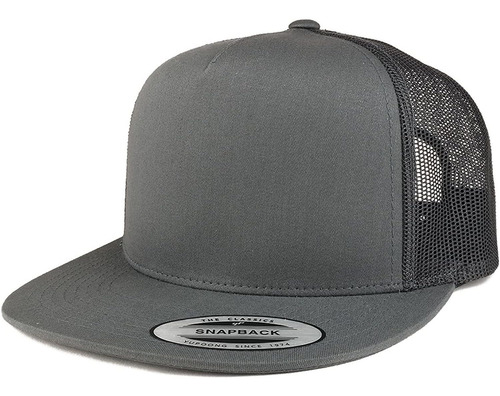 Flexfit Brand - Gorra Clásica De Malla Con Visera Plana De 5