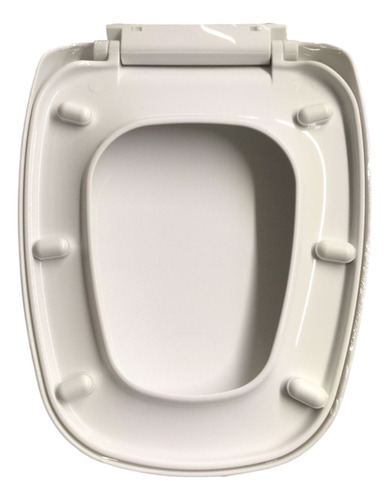 Asiento Alargado Gran Lujo Cierre Suave Mod.b1034 Blanco R&t