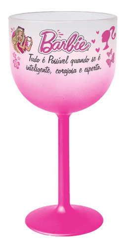 Taça Gin Degradê Personalizada 580ml - Barbie Cor Barbie 03