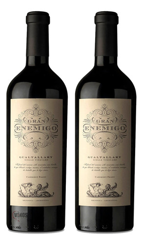 Vino Gran Enemigo Gualtallary Cabernet Franc Pack X2