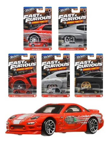 Hot Wheels Set Dominic Toretto Fast Furious Velozes 2024