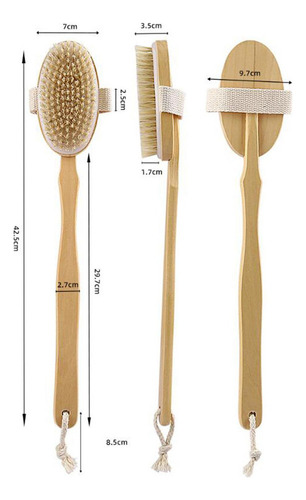 . Cepillo De Ducha Desmontable, Cepillo Para El Cuerpo Del Y