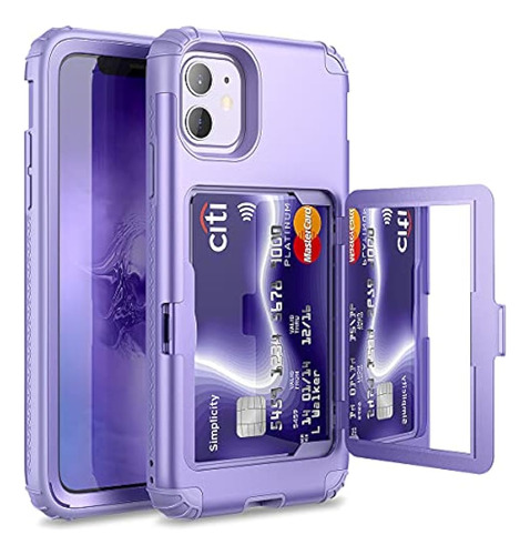 Funda Tipo Billetera Para iPhone 11 Para Mujeres - Cubierta 