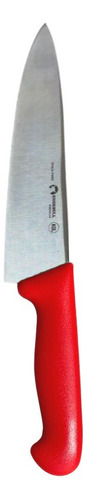 Cuchillo Chef 8 Rojo Shorbull Acero Inox Profesional 20 Cm