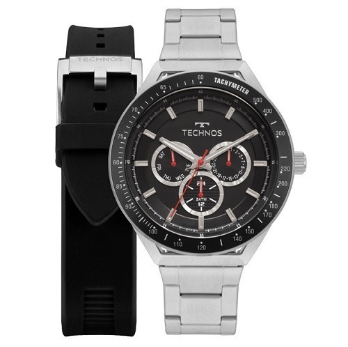Relógio Technos Masculino Analógico Skymaster + Pulseira