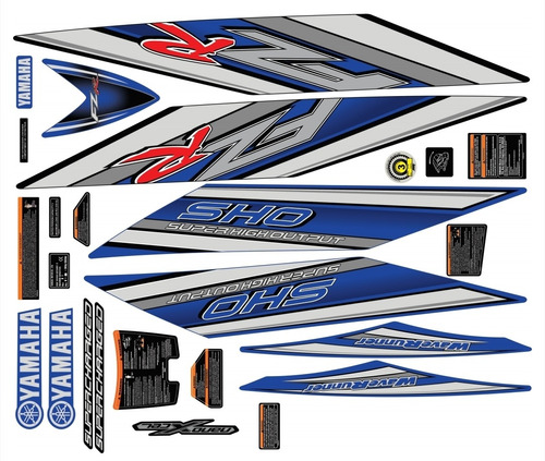 Kit Adesivos Jet Ski Yamaha Fzr 