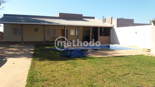 Chácara/casa Com Piscina, Churrasqueira E Quadra De Futebol, Em Terreno De 1250m² - Cosmópolis/sp - Ch00015 - 68211489