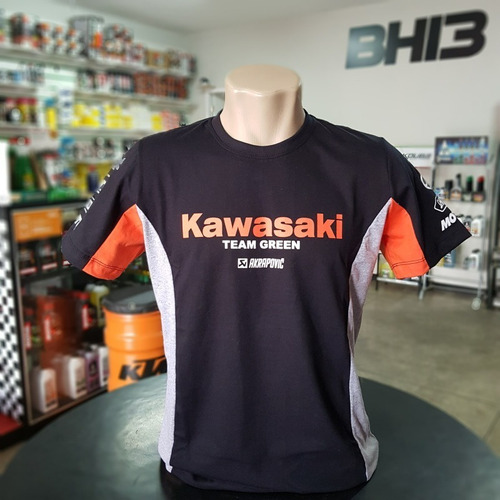 Camisa Kawasaki Team Green Racing Camiseta Algodão Ref.264