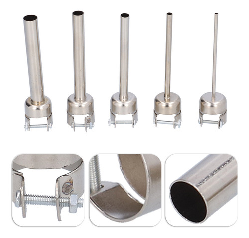 Cw Kit De 5 Boquillas Para Pistola De Aire Caliente