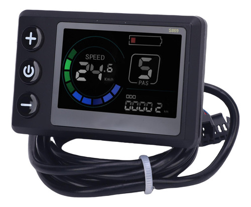 Medidor De Pantalla Para Bicicleta Eléctrica Lcd S869 Dc 24v