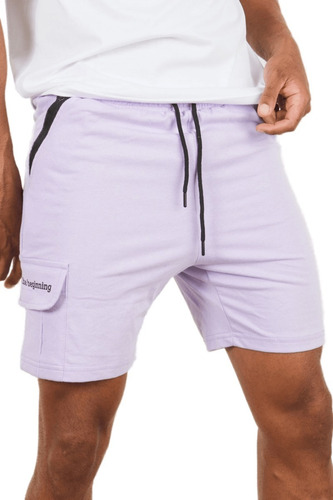 Pack X 2 Short Bermuda Cargo Con Cierre Algodon Hombre 