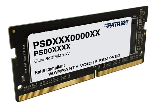 Memória Patriot Ddr4 3200mhz 8gb Notebook