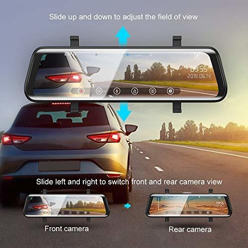 Moucit Dual Dash Cam For Car 10  Fhd Ips Touch Screen 170° P