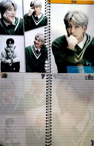 Rm Map The Soul 7 V4 Libreta Cuaderno Bts Kpop Rap Monster