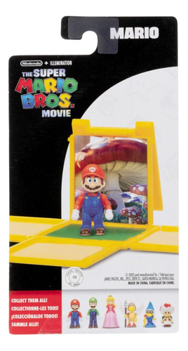 Super Mario Bros Pelicula Figura Mario Con Block De Pregunta