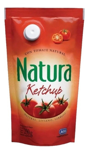 Natura Ketchup De Tomate Natural De 250ml Pack 5u
