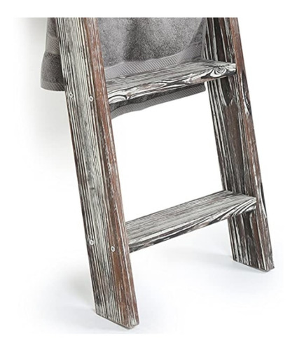 Estantería Escalera Xa Mantas/ Madera C: Gris A136,90xan46cm