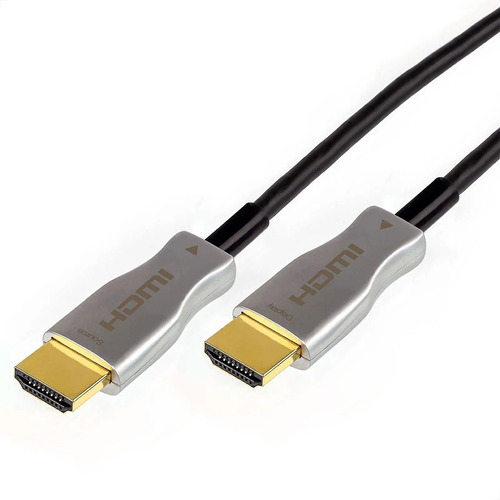Kit Com 10 Cabo Hdmi Fibra Óptica 90 Metros