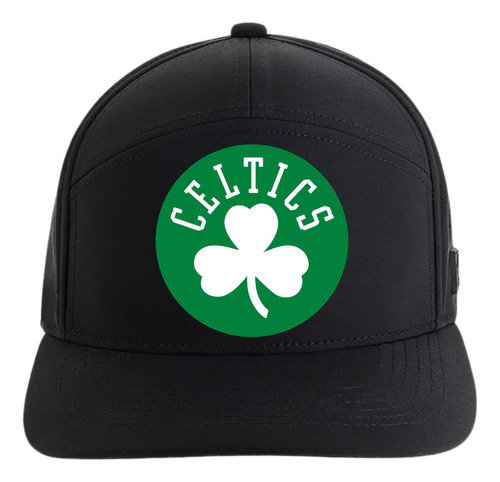 Gorra Boston Celtics Basketball 5 Paneles Premiun Black