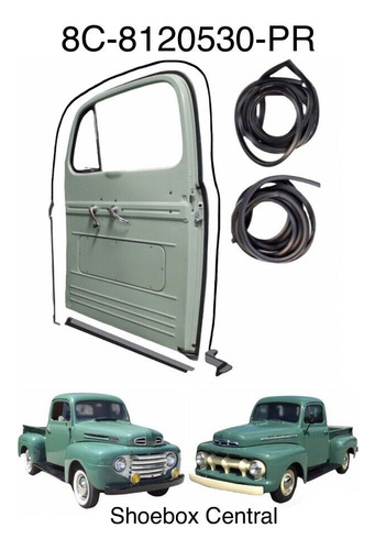 Set Empaques Ford Pick Up,1948-1952 Puertas Ambos Lados