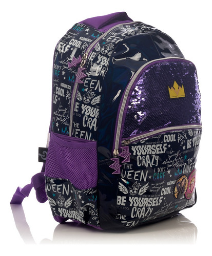 Mochila Escolar Primaria Niña Platica Polinesia 0062